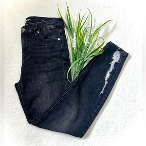 Liverpool High Rise Ankle Grunge Wash Skinny Jean - Size 2/26